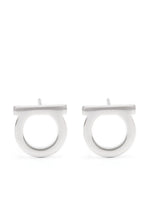 Silver-Colored Gancini Earrings 1