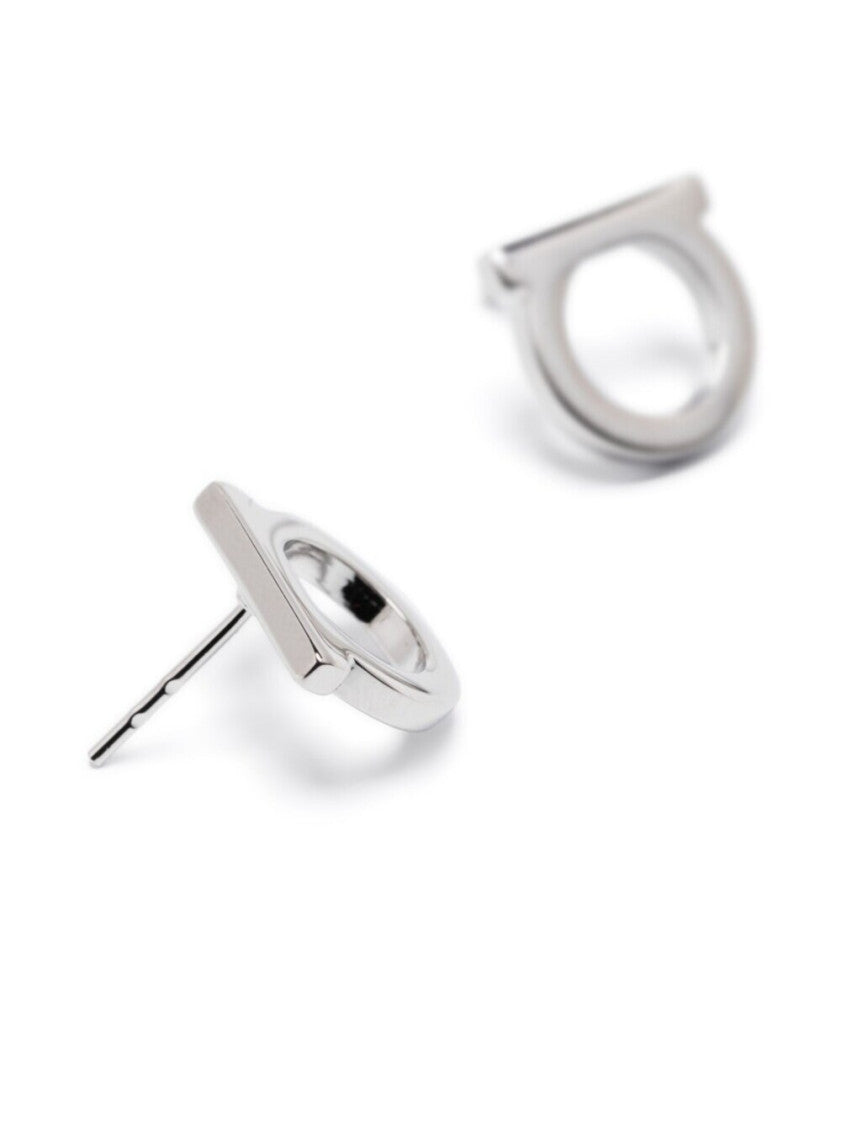 Silver-Colored Gancini Earrings 2