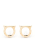 Gold Colored Gancini Earrings 1