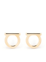 Gold Colored Gancini Earrings 1