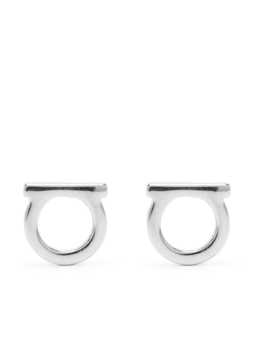 Silver-Colored Gancini Earrings 1