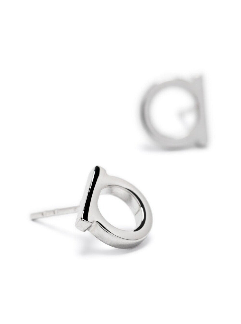 Silver-Colored Gancini Earrings 2