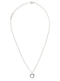 Gold Silver-Colored Necklace With Gancini 1