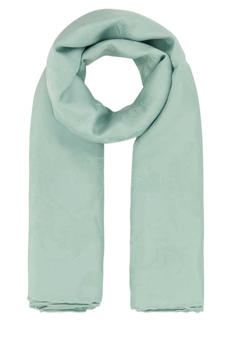 Light Green Silk Foulard 1