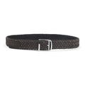 Brown Braided Buckle Belt 1