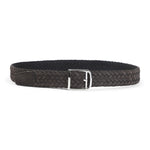 Brown Braided Buckle Belt 1