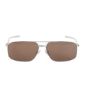 Silver Rectangular Sunglasses 1