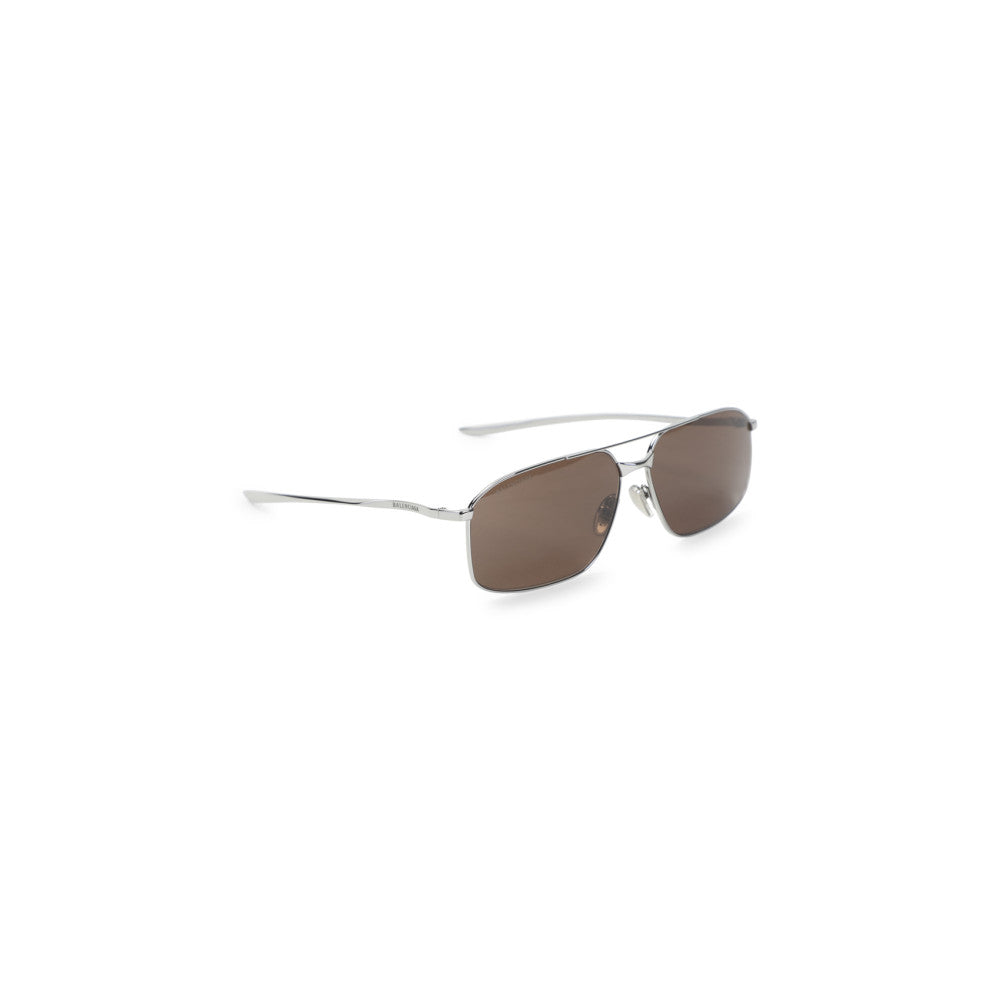 Silver Rectangular Sunglasses 2