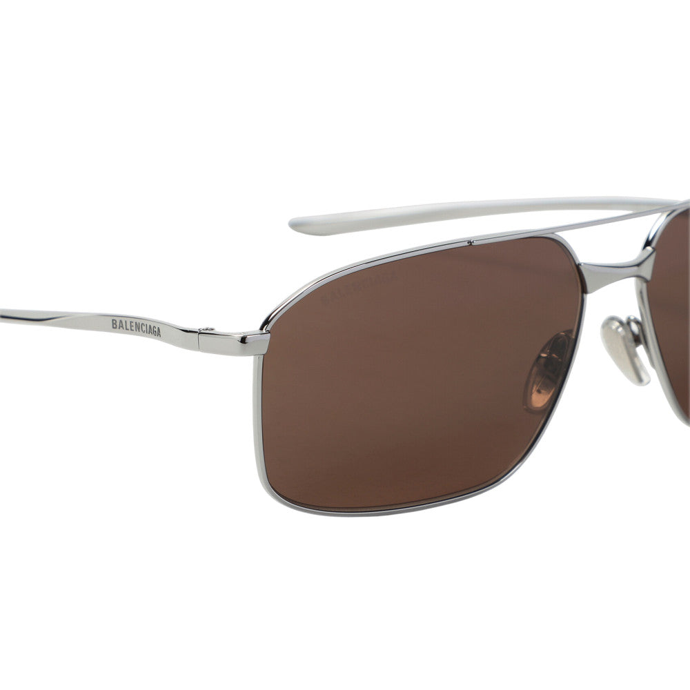 Silver Rectangular Sunglasses 3