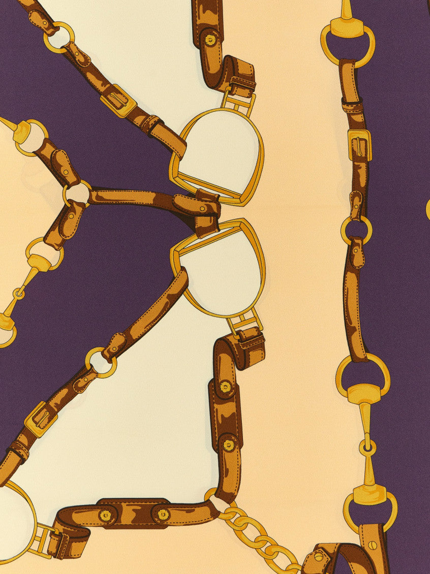 Beige Morsetto Printed Scarf 3