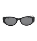Black Oval Logo Sunglasses 1