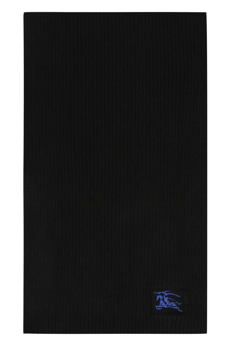 Black Knitted Scarf 1