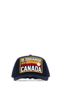 Navy Blue Graphic Baseball Hat 1