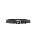 Black Solid Reversible Belt 1