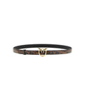 Brown Black Animal Print Belt 1