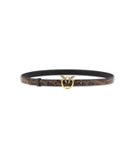 Brown Black Animal Print Belt 1