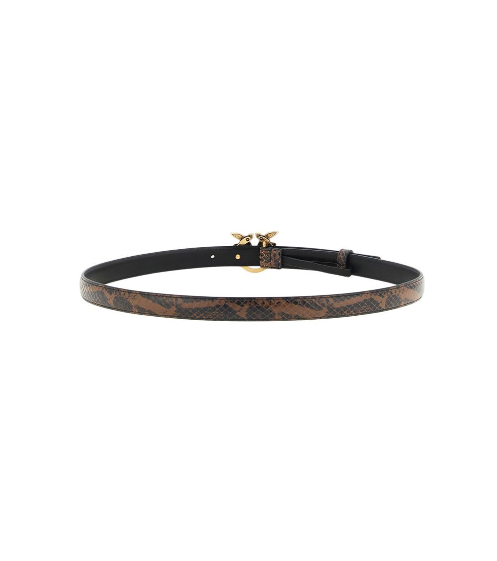 Brown Black Animal Print Belt 2