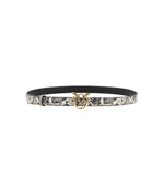Grey Love Birds Animal Print Belt 1