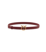 Burgundy Red Love Birds Solid Belt 1