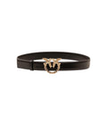 Black Love Birds Solid Belt 1