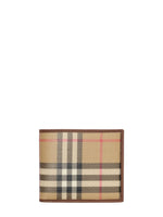 Beige Signature Checks Wallet 1