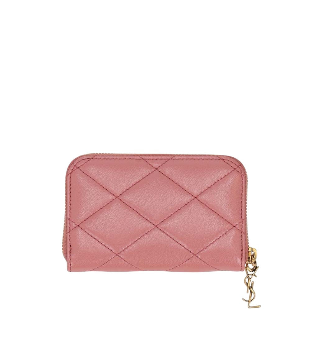 Tulip Pink Gaby Quilted Wallet 1