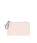 Light Pink Solid Zip Wallet 1