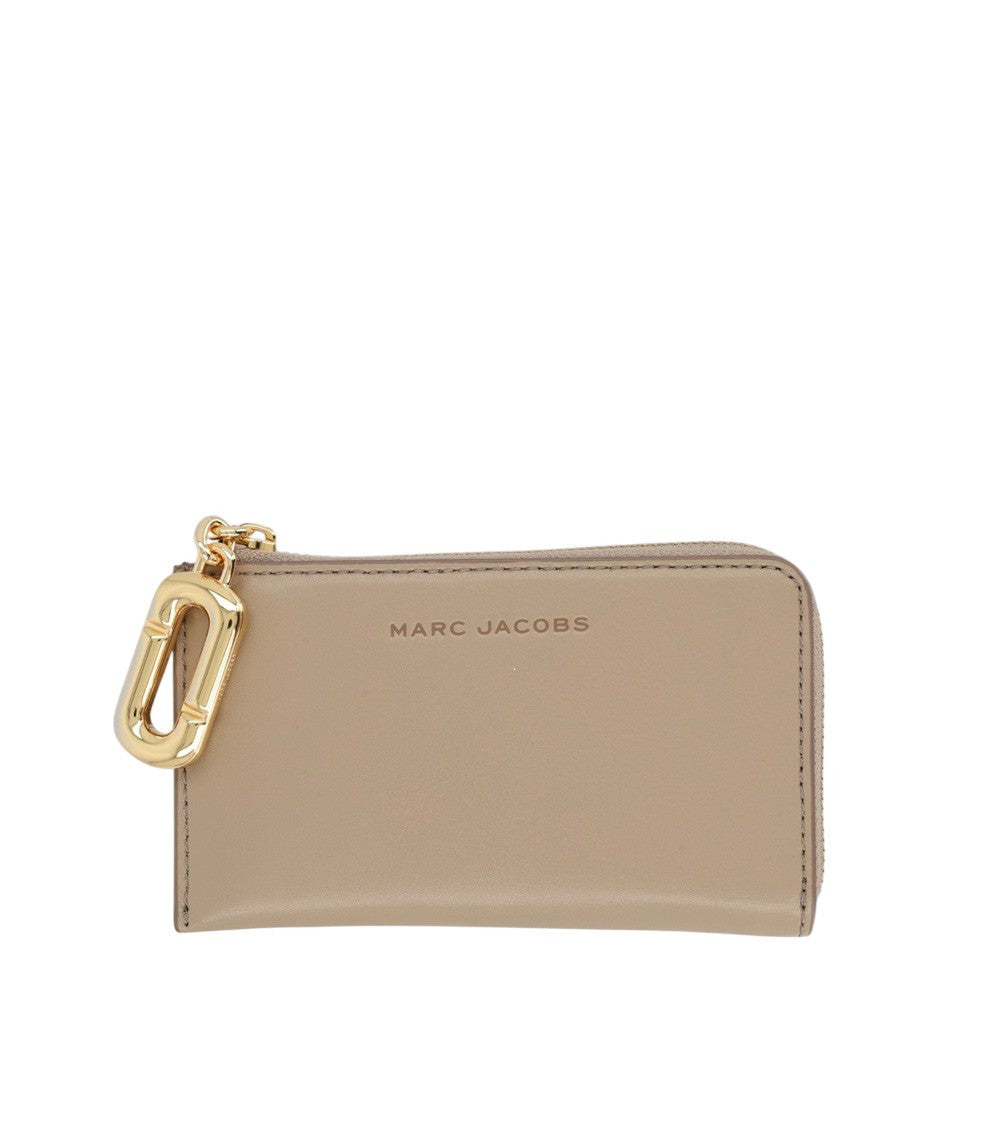 Brown Solid Zip Wallet 1