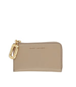 Brown Solid Zip Wallet 1