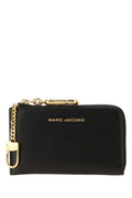 Black Solid Zip Wallet 1