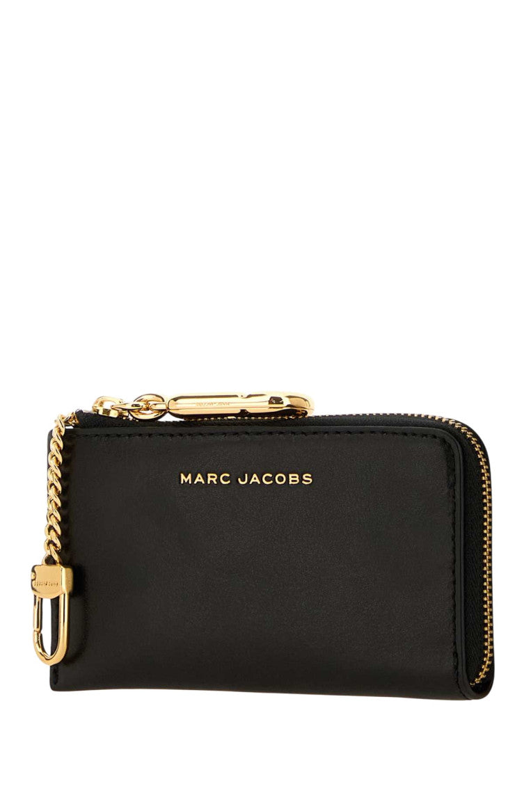 Black Solid Zip Wallet 2