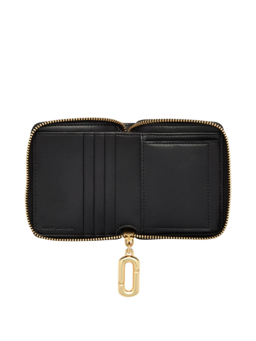 Black Compact Solid Wallet 3