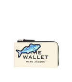 Off White Embroidered Wallet 1