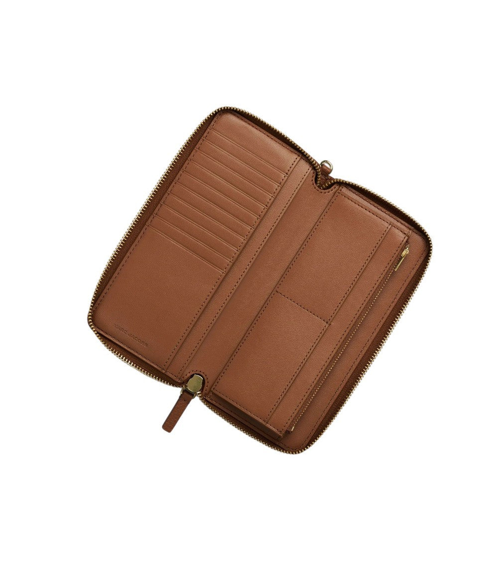 Brown Continental Logo Wallet 3