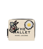Off White Embroidered Wallet 1
