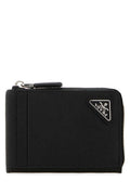 Black Minuteria Textured Wallet 1