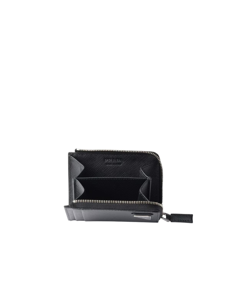 Black Minuteria Textured Wallet 3