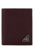 Dark Maroon Minuteria Textured Wallet 1