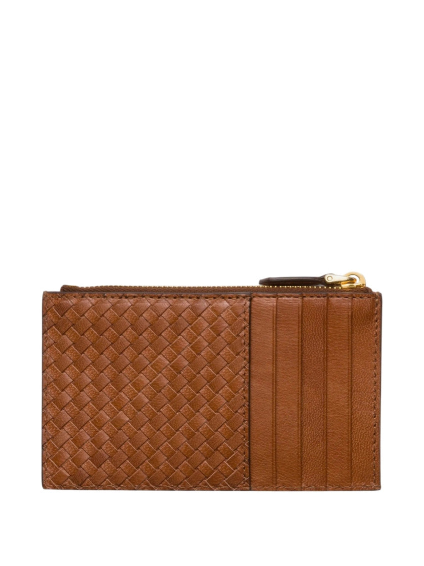 Brown Woven Wallet 2