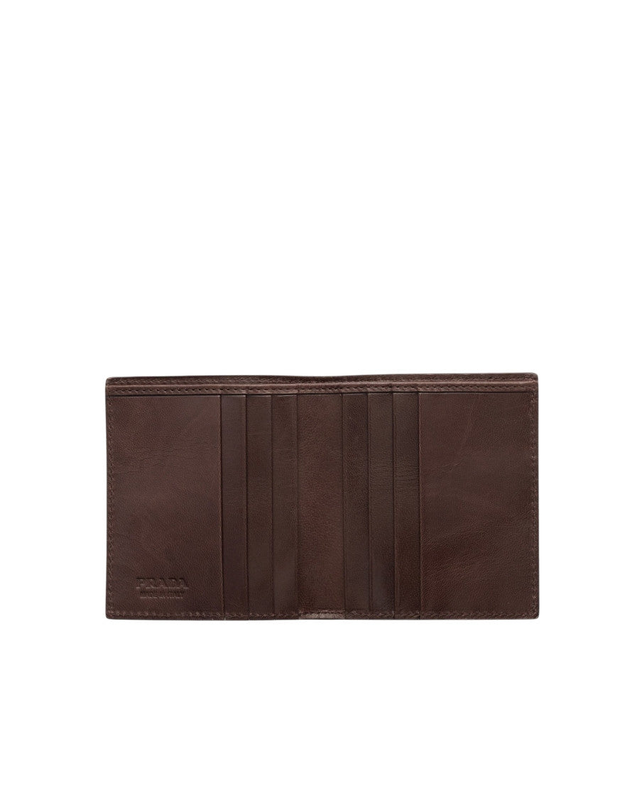 Dark Brown Minuteria Woven Wallet 2