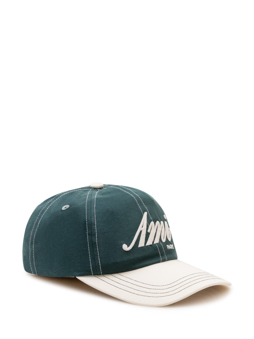 Green Paris Logo Baseball Cap 2