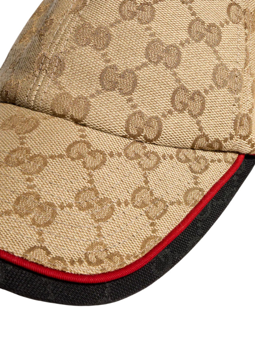 Beige Signature Logo Baseball Cap 4