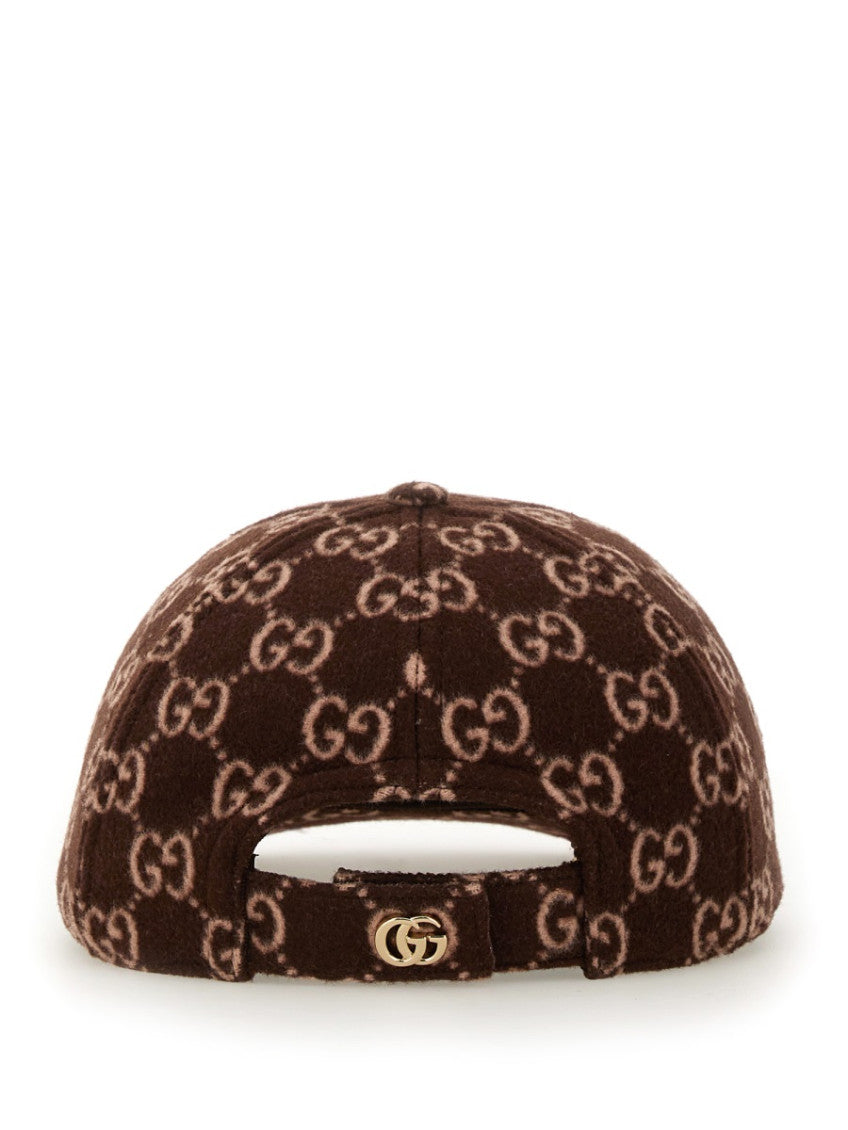 Brown GG Logo Baseball Cap 2