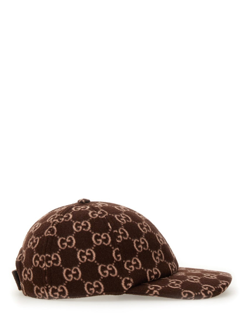 Brown GG Logo Baseball Cap 3