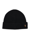 Black Knitted Beanie Cap 1