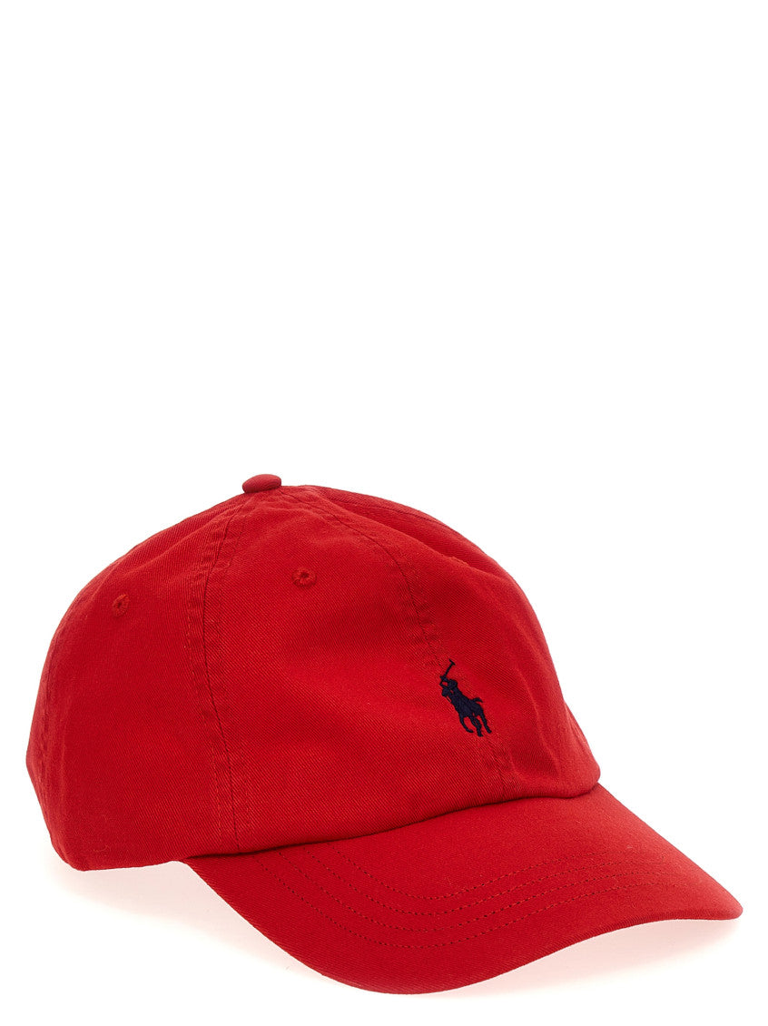 Red Solid Baseball Cap 2