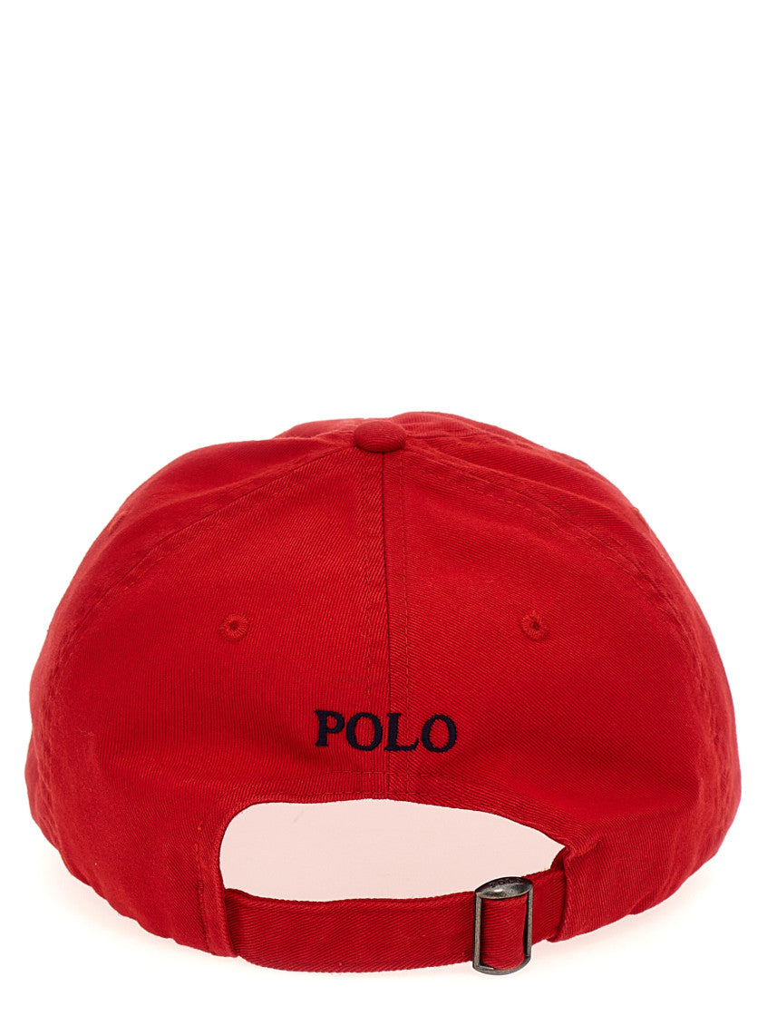 Red Solid Baseball Cap 3