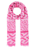 Pink Printed Scarf 1