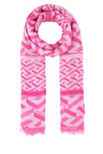 Pink Printed Scarf 1