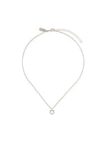Silver Gancini Crystal necklace 1